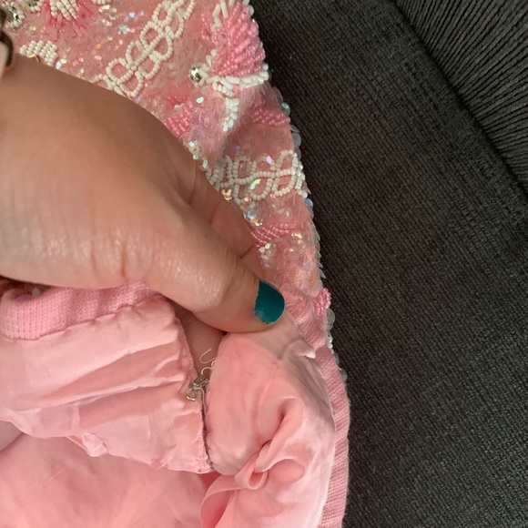 Beautiful pink sparkly statement top - Picture 8 of 13